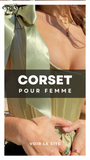 TOP CORSET VERT ÉPOQUE VICTORIENNE À RUBANS