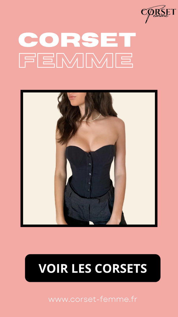 TOP CORSET NOIR (HAUT BUSTIER) ERIN