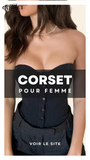 TOP CORSET NOIR (HAUT BUSTIER) ERIN