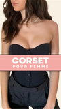 TOP CORSET NOIR (HAUT BUSTIER) ERIN