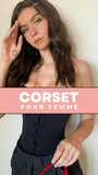TOP CORSET NOIR (HAUT BUSTIER) ERIN