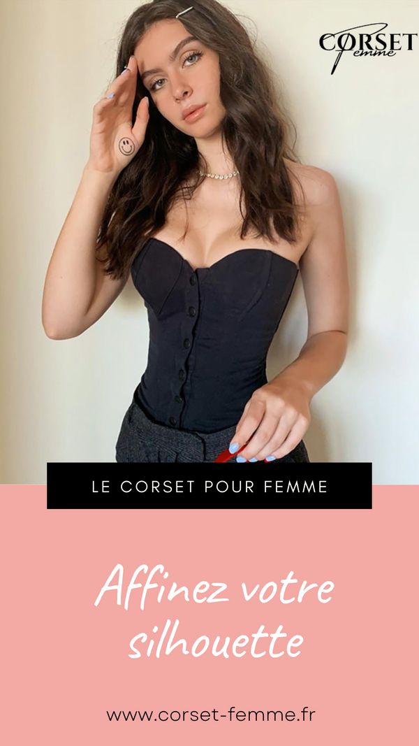 TOP CORSET NOIR (HAUT BUSTIER) ERIN