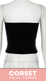 TOP CORSET NOIR (HAUT BUSTIER) ERIN