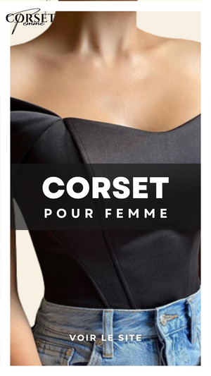 TOP CORSET FEMME NOIR KALLIE