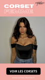 TOP CORSET FEMME NOIR KALLIE