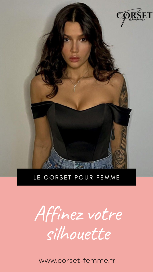 TOP CORSET FEMME NOIR KALLIE