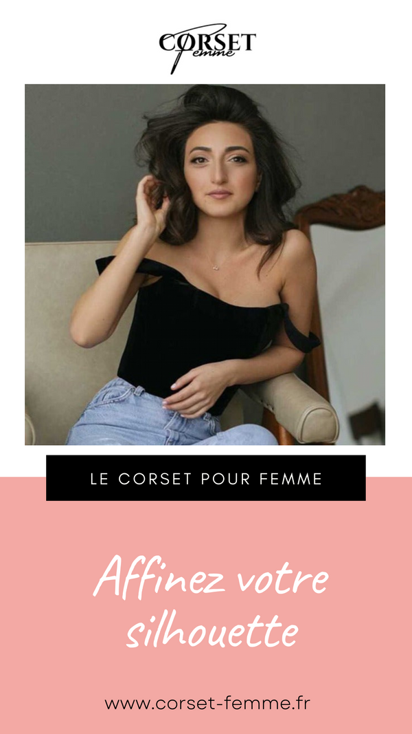 TOP CORSET FEMME NOIR KALLIE