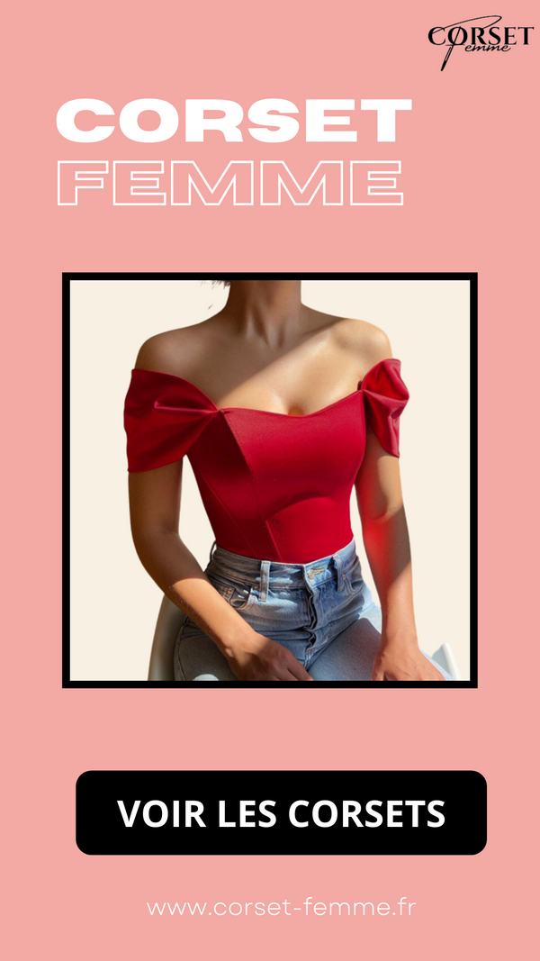 TOP CORSET FEMME ROSE MADELYNN