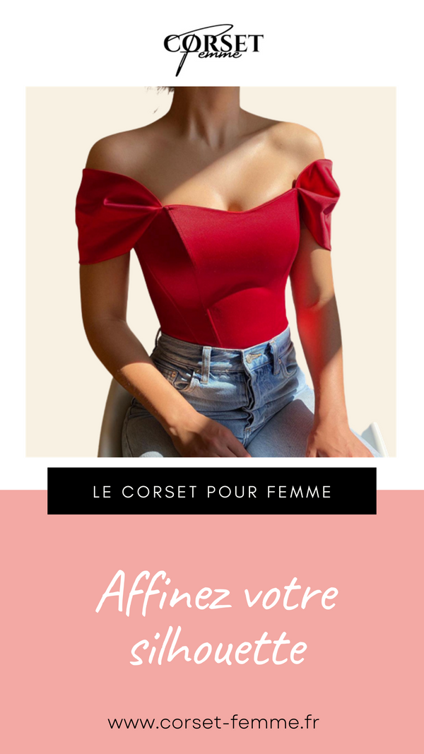 TOP CORSET FEMME ROSE MADELYNN