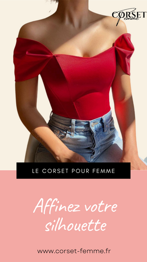 TOP CORSET FEMME ROSE MADELYNN