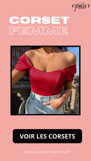TOP CORSET FEMME ROSE MADELYNN