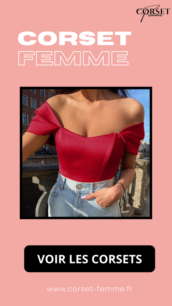 TOP CORSET FEMME ROSE MADELYNN
