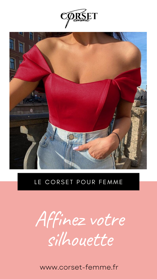 TOP CORSET FEMME ROSE MADELYNN