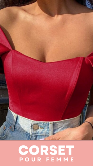 TOP CORSET FEMME ROSE MADELYNN