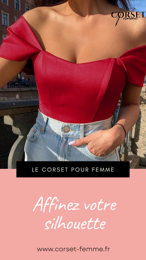 TOP CORSET FEMME ROSE MADELYNN