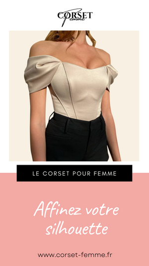TOP CORSET FEMME BEIGE AUDREY
