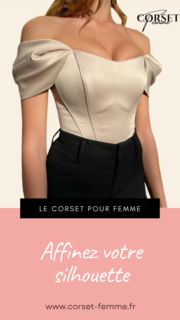 TOP CORSET FEMME BEIGE AUDREY