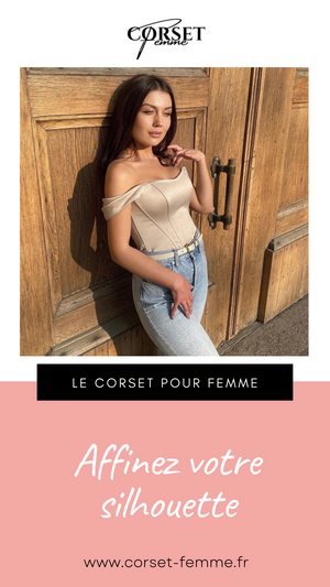 TOP CORSET FEMME BEIGE AUDREY