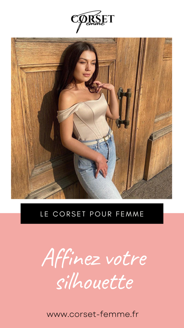 TOP CORSET FEMME BEIGE AUDREY