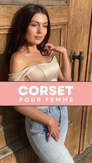 TOP CORSET FEMME BEIGE AUDREY