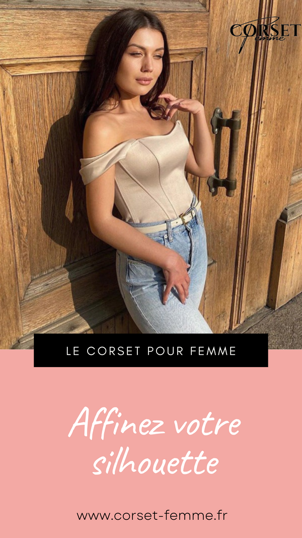 TOP CORSET FEMME BEIGE AUDREY