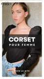 TOP CORSET MANCHE LONGUE BOUFFANTE PALOMA