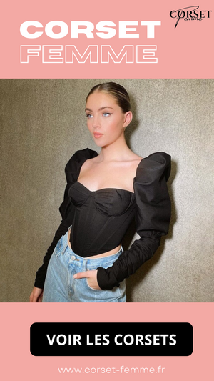TOP CORSET MANCHE LONGUE BOUFFANTE PALOMA