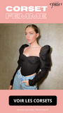 TOP CORSET MANCHE LONGUE BOUFFANTE PALOMA