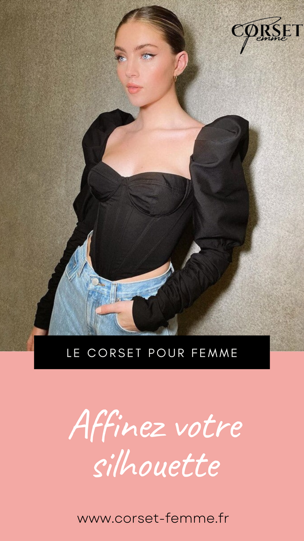 TOP CORSET MANCHE LONGUE BOUFFANTE PALOMA