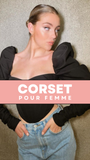 TOP CORSET MANCHE LONGUE BOUFFANTE PALOMA