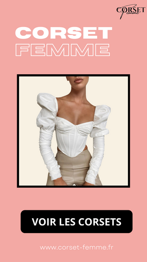 TOP CORSET MANCHE LONGUE BOUFFANTE ANGELA