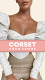 TOP CORSET MANCHE LONGUE BOUFFANTE ANGELA