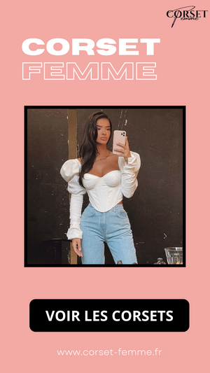 TOP CORSET MANCHE LONGUE BOUFFANTE ANGELA
