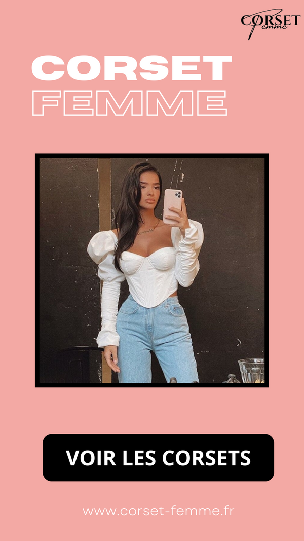 TOP CORSET MANCHE LONGUE BOUFFANTE ANGELA