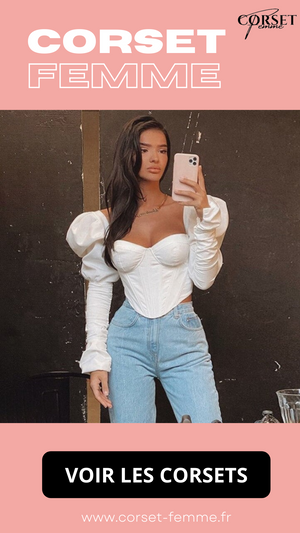 TOP CORSET MANCHE LONGUE BOUFFANTE ANGELA