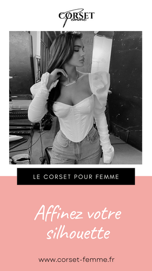 TOP CORSET MANCHE LONGUE BOUFFANTE ANGELA