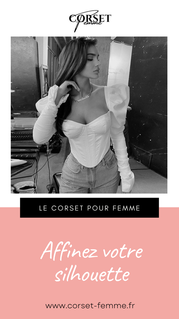 TOP CORSET MANCHE LONGUE BOUFFANTE ANGELA