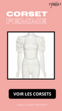 TOP CORSET MANCHE LONGUE BOUFFANTE ANGELA