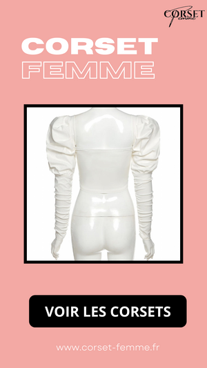 TOP CORSET MANCHE LONGUE BOUFFANTE ANGELA
