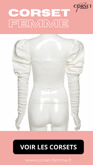 TOP CORSET MANCHE LONGUE BOUFFANTE ANGELA