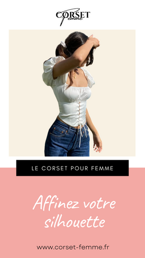 TOP CORSET MANCHES COURTES BOUFFANTES ELYSE