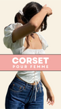 TOP CORSET MANCHES COURTES BOUFFANTES ELYSE