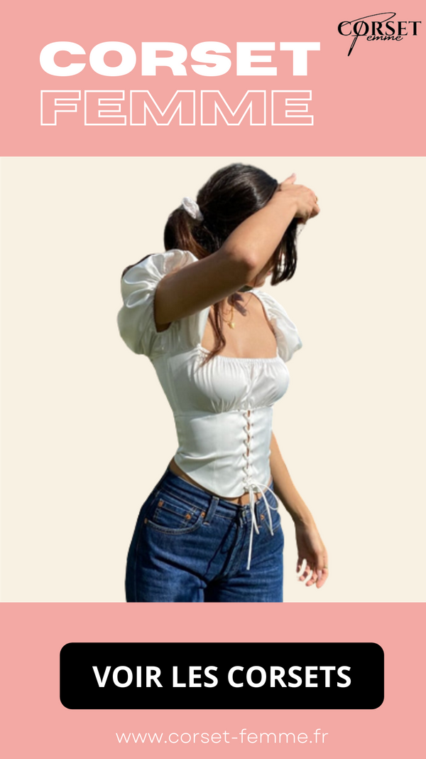 TOP CORSET MANCHES COURTES BOUFFANTES ELYSE