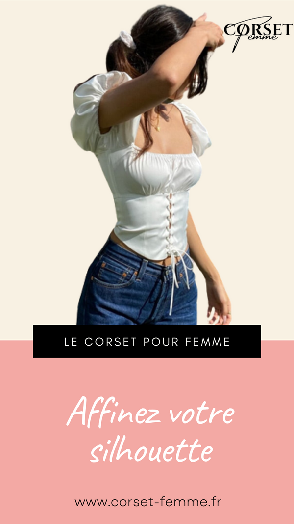 TOP CORSET MANCHES COURTES BOUFFANTES ELYSE