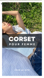 TOP CORSET MANCHES COURTES BOUFFANTES ELYSE