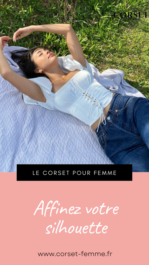 TOP CORSET MANCHES COURTES BOUFFANTES ELYSE