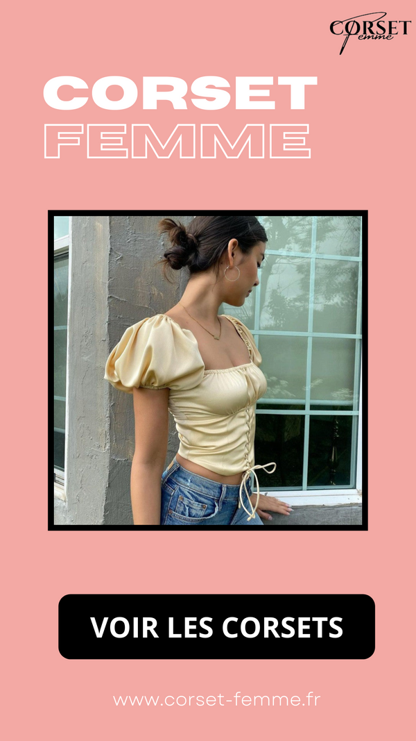 TOP CORSET MANCHES COURTES BOUFFANTES ISABELLA
