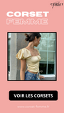 TOP CORSET MANCHES COURTES BOUFFANTES ISABELLA