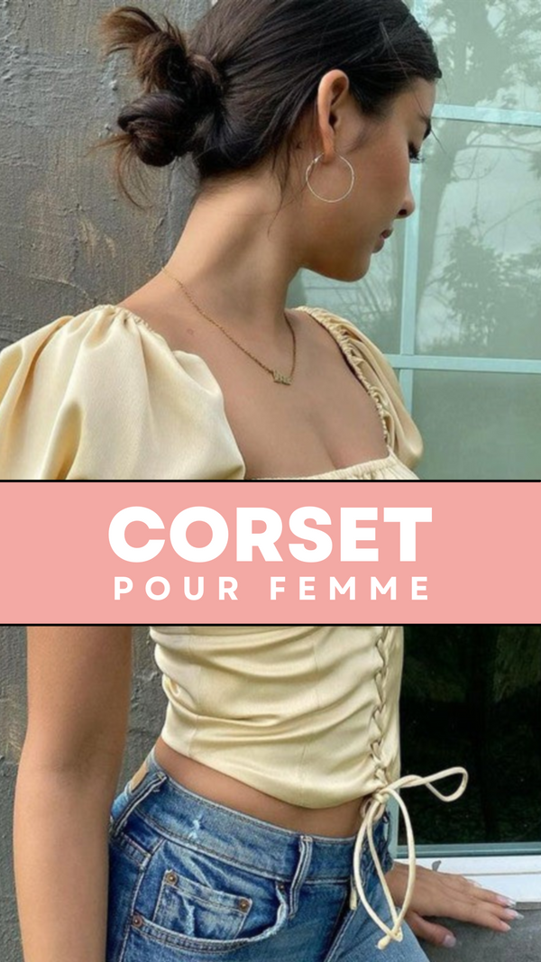 TOP CORSET MANCHES COURTES BOUFFANTES ISABELLA
