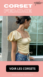 TOP CORSET MANCHES COURTES BOUFFANTES ISABELLA